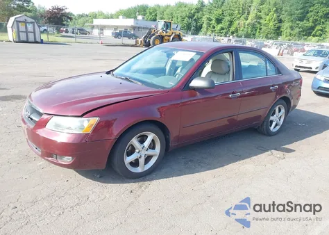 2007 Hyundai Sonata Limited/Se V6 z USA, uszkodzony, nr VIN 5NPEU46F07H197956